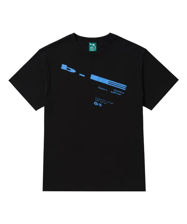 SAN SAN X b.E SPROUT T-SHIRT [BLACK]
