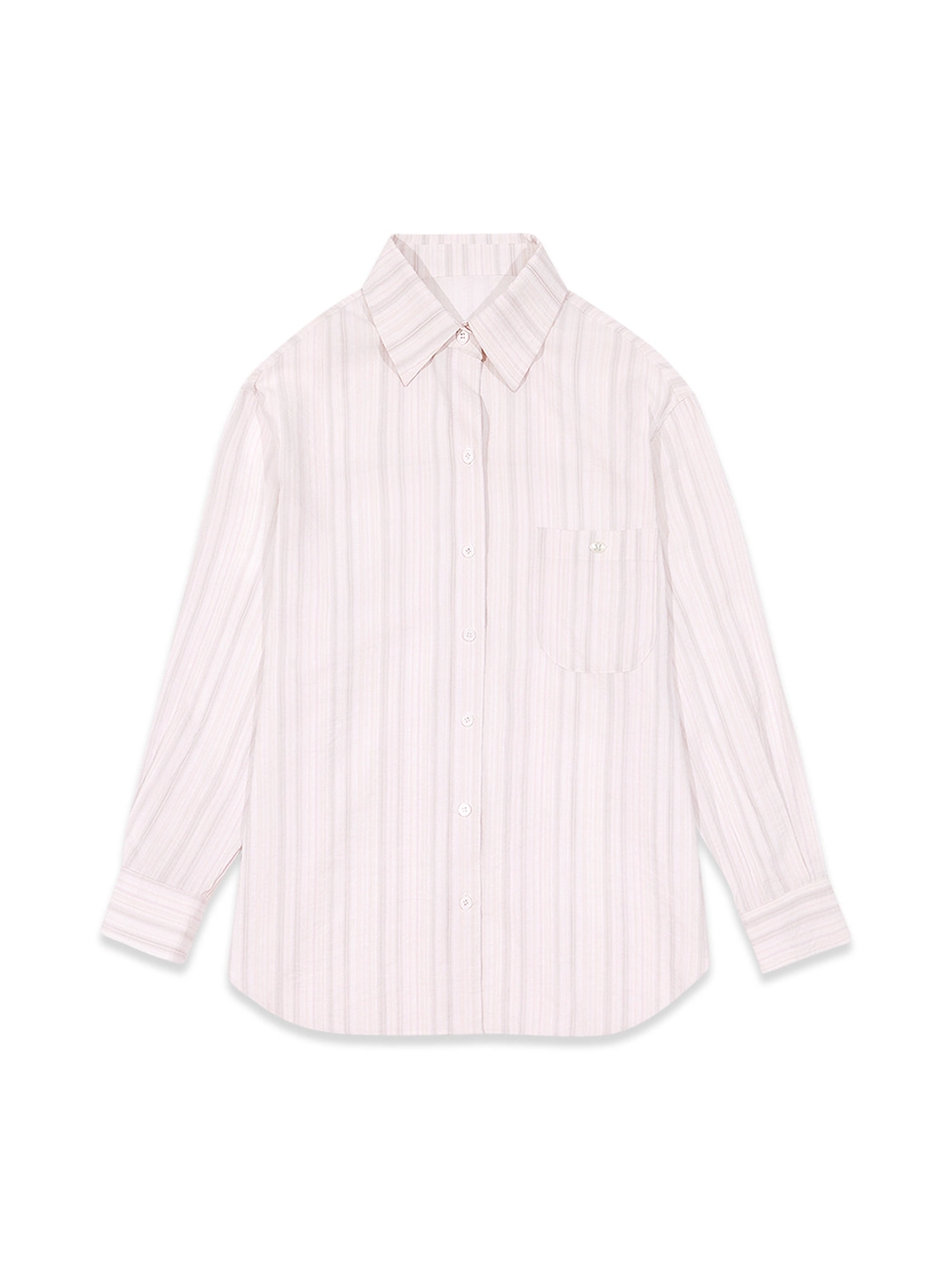 마가린핑거스 NATURAL STRIPE SHIRT (PINK) 상품 이미지 1