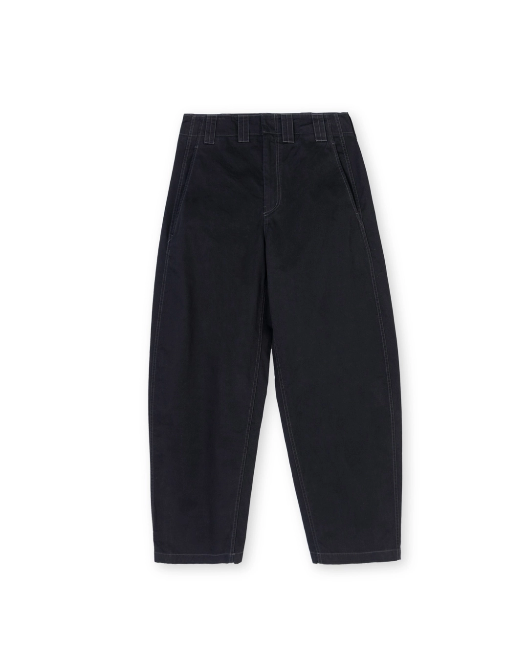 브라운야드 W Washed Work Pants, Black 상품 이미지 3
