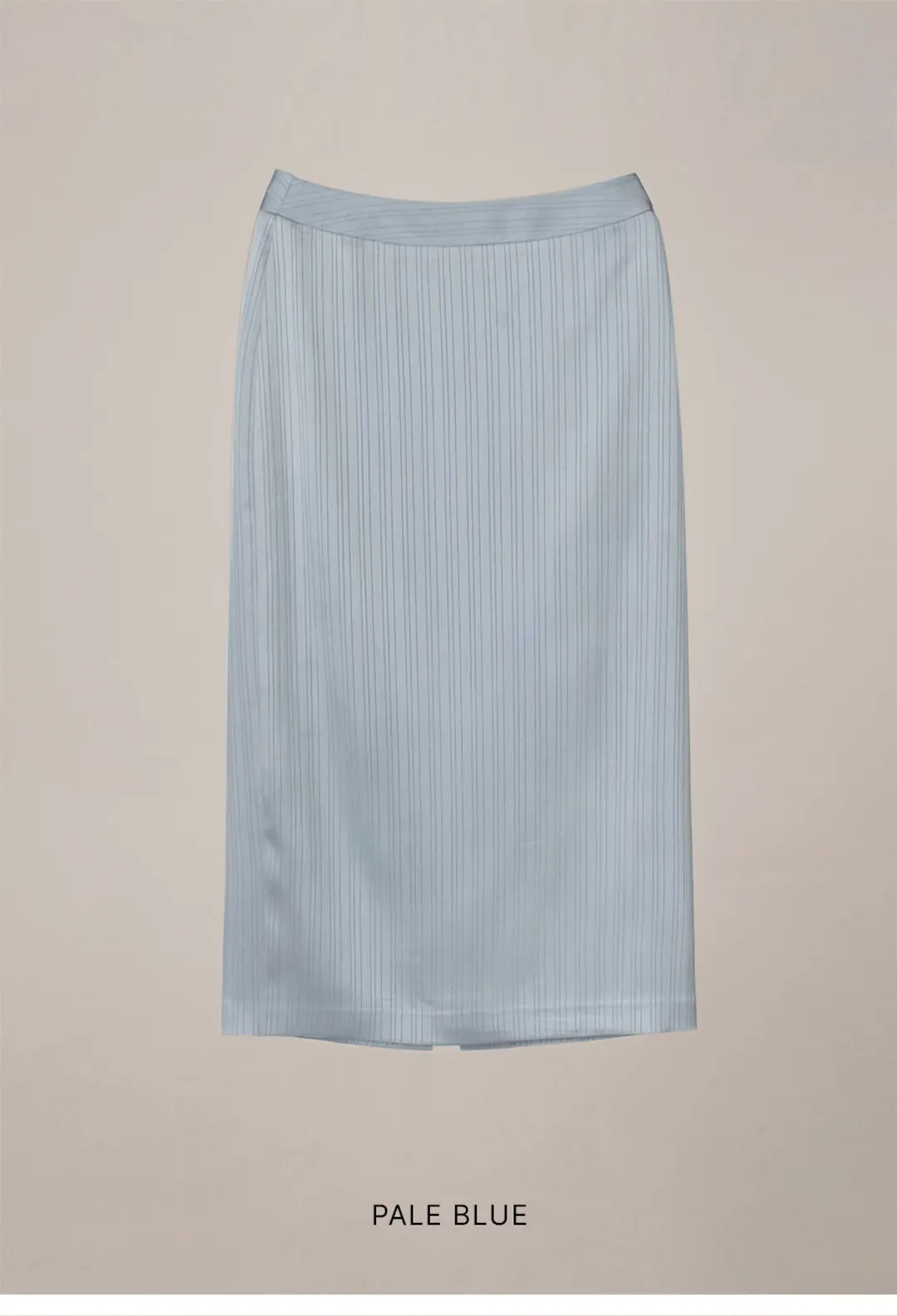 오버듀플레어 STRIPE JACQUARD PENCIL SKIRT_PALE BLUE 상품 이미지 1