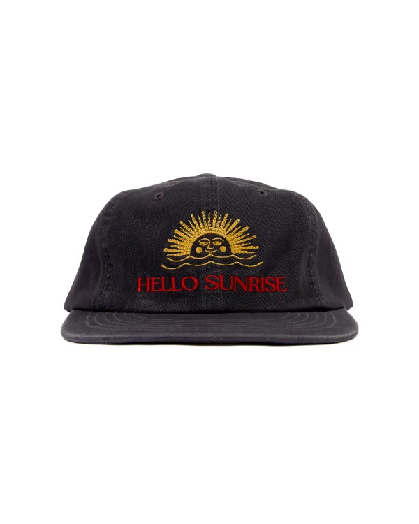 Washed Two Tone Logo 6panel Cap_Charcoal