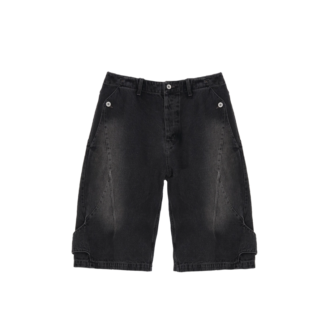 코스트퍼킬로 ADJUSTABLE DENIM SHORTS INDIGO 상품 이미지 2