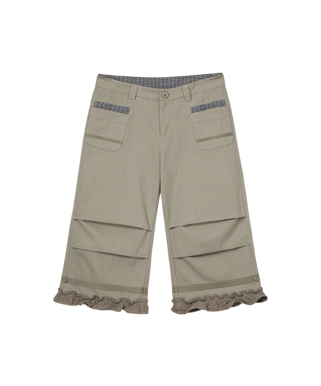 에이이에이이 [10/1 예약발송] ANKLE MEDIUM PANTS [BEIGE] 상품 이미지 1