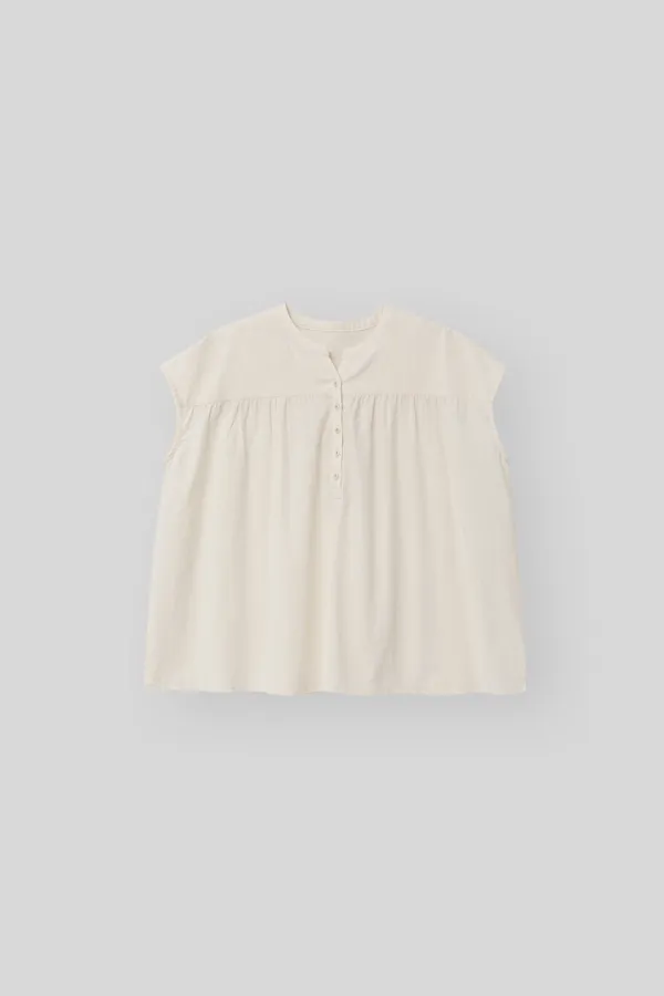 Snag henley blouse (natural)