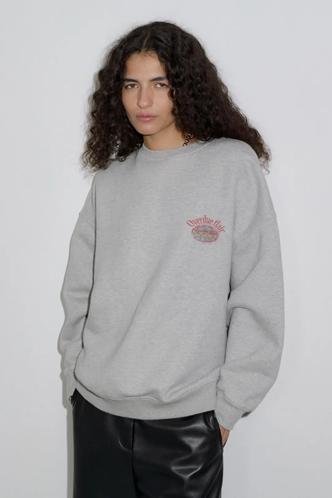 오버듀플레어 SIGNATURE PRINTING MTM_MELANGE GREY 상품 이미지 2