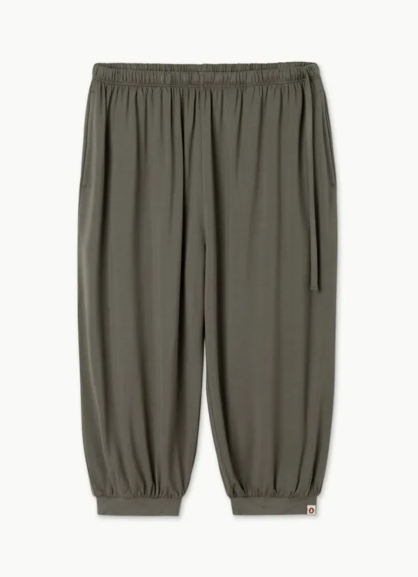 Shirring half pants_Bungee Cord