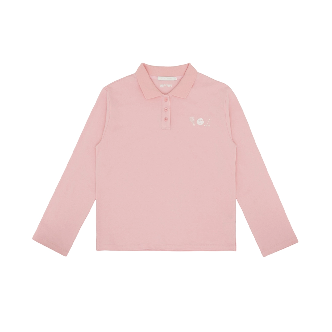 피브비 Sports Club Tee Holder Long Sleeve PK Shirt (bubble pink) 상품 이미지 1