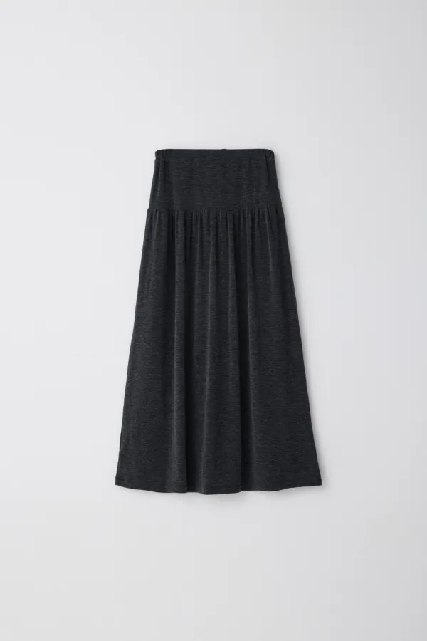 Ment Skirt_Charcoal