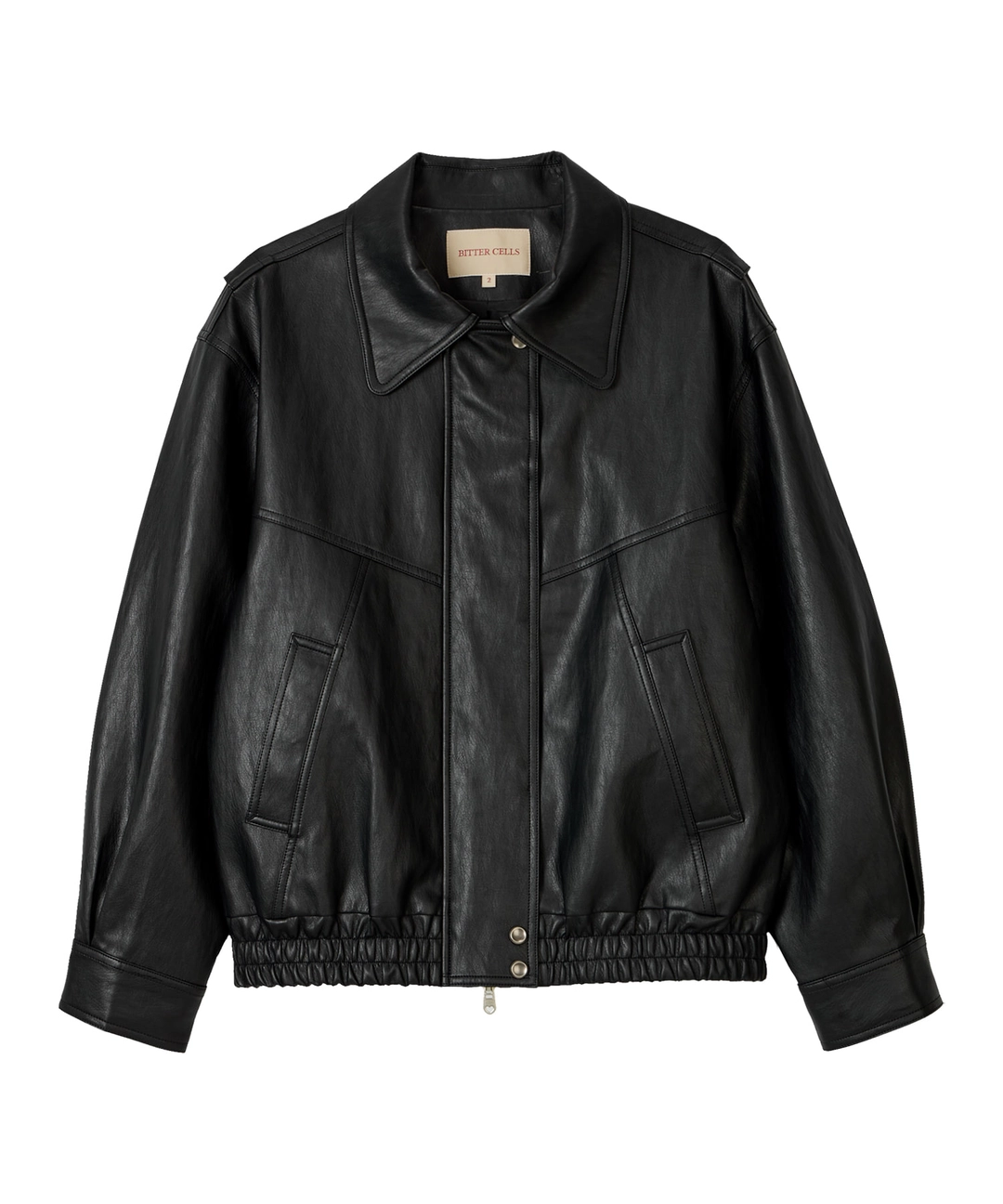 비터셀즈 Saddle Leather Blouson Jacket-Black 상품 이미지 1