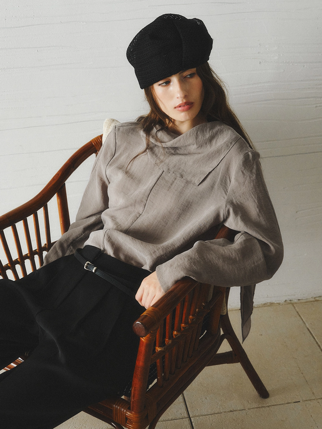르니나 HAZEL french blouse_2colors 상품 이미지 1