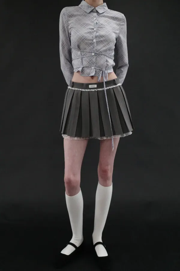 [1st Restock] PIANO LACE SK (GRAY)
