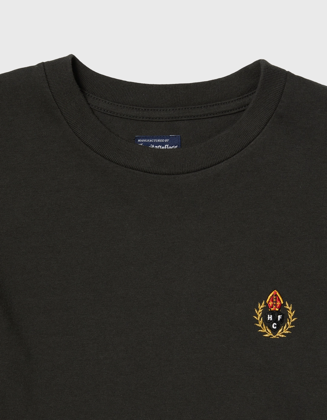 헤리티지플로스 CREST WASHED 17S LONG SLEEVE (W) / Black 상품 이미지 2