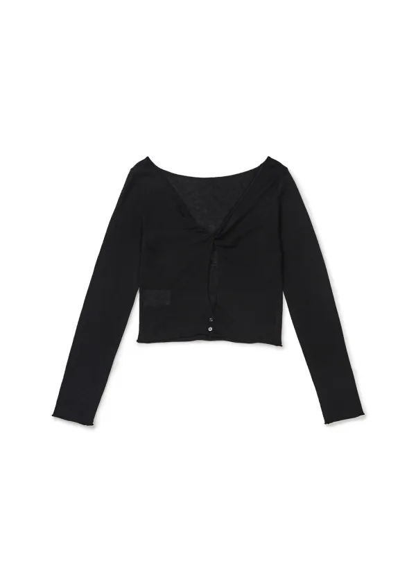 TWO-WAY KNIT TOP (BLACK)