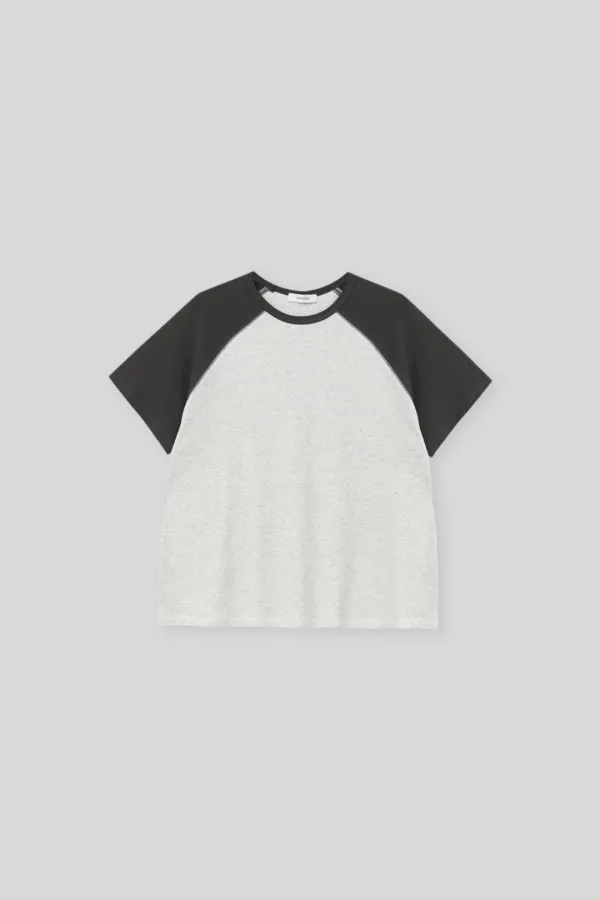 Brume half t-shirt (melange gray)