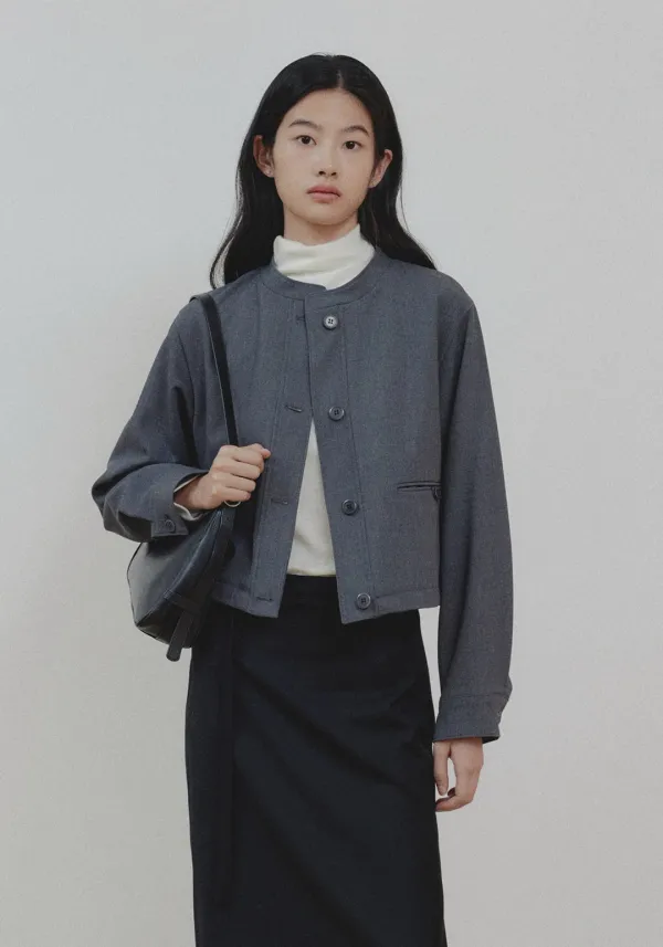 De Blouson Jacket (Dark Gray)