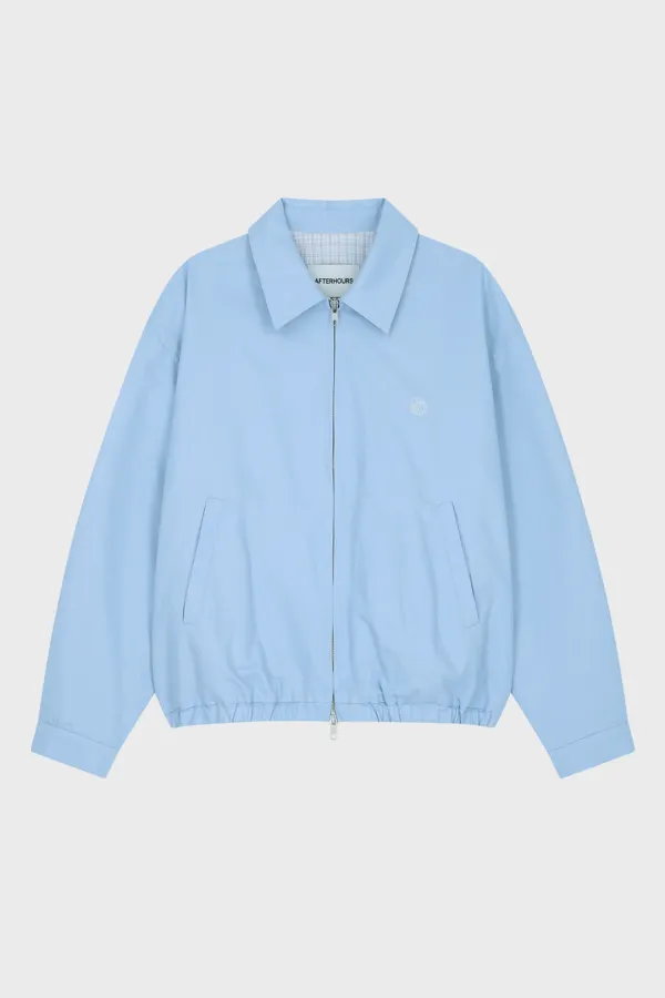 WASHED COTTON BLOUSON (SKY BLUE)