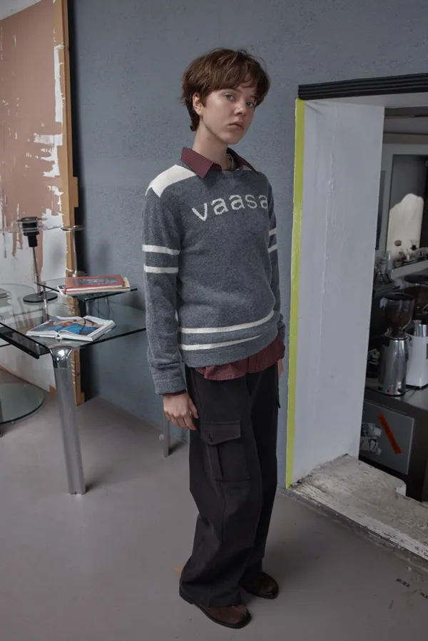 vaasa knit - charcoal