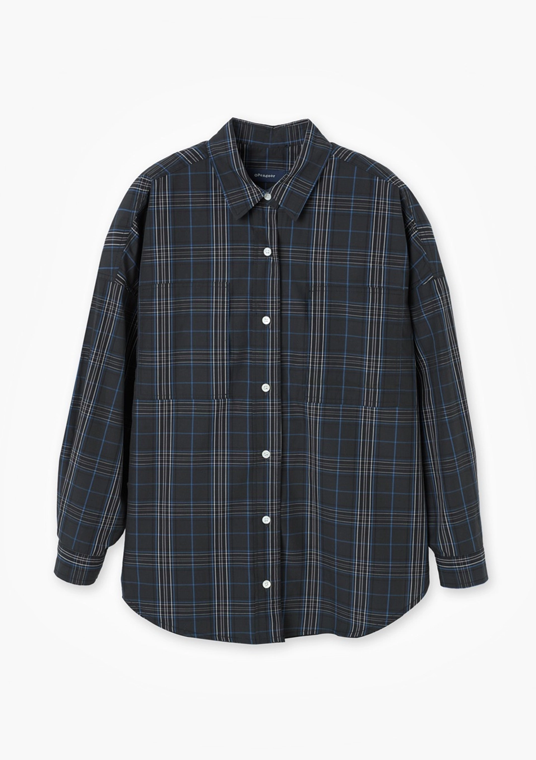 오픈도어 Boxy Check Overshirt 상품 이미지 1