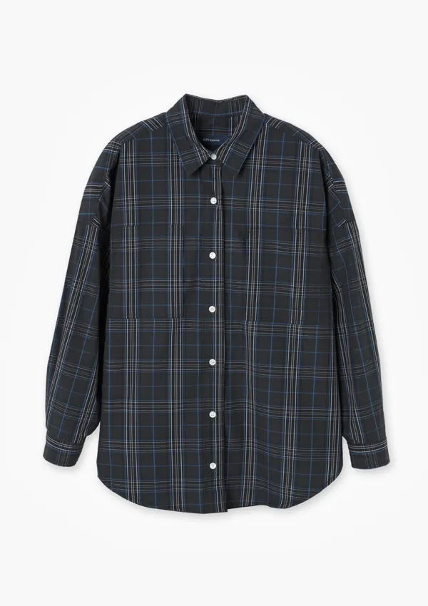 Boxy Check Overshirt