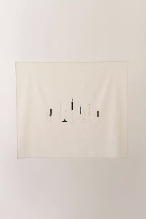 Candle Tablecloth, Multi