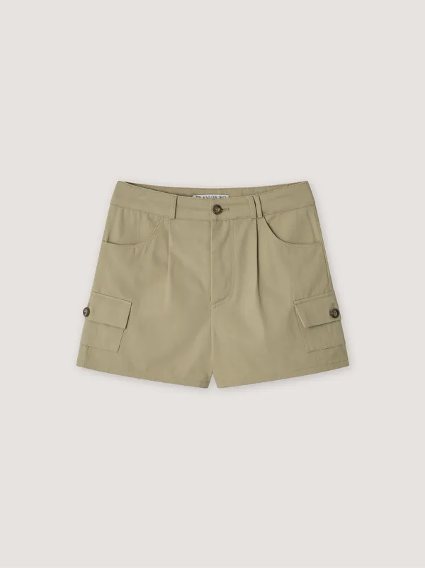 Core Cotton Shorts - Beige