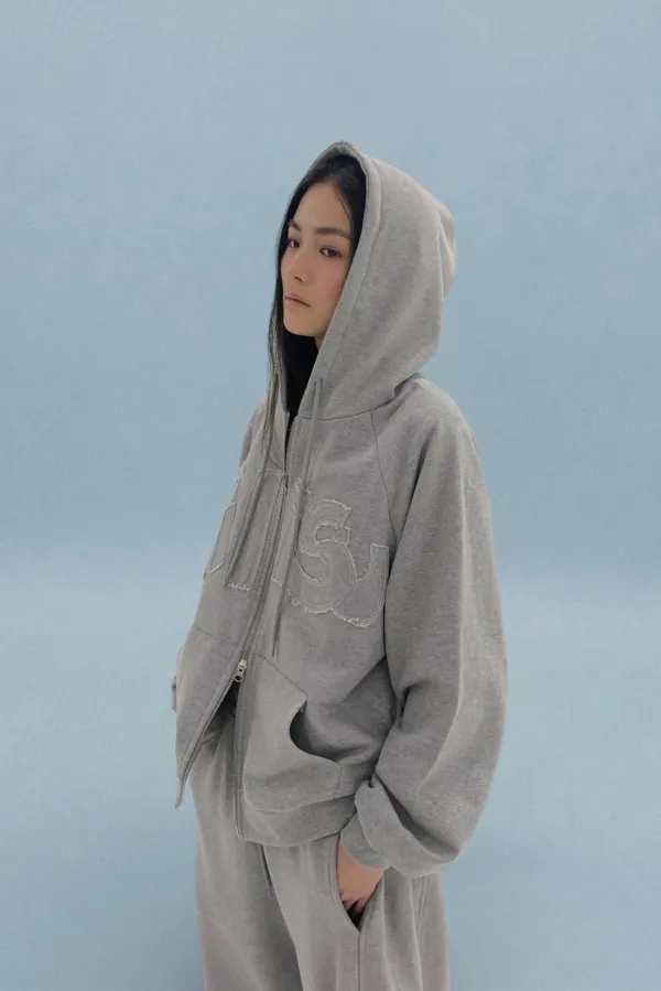 Noma hoodie zip-up / Melange