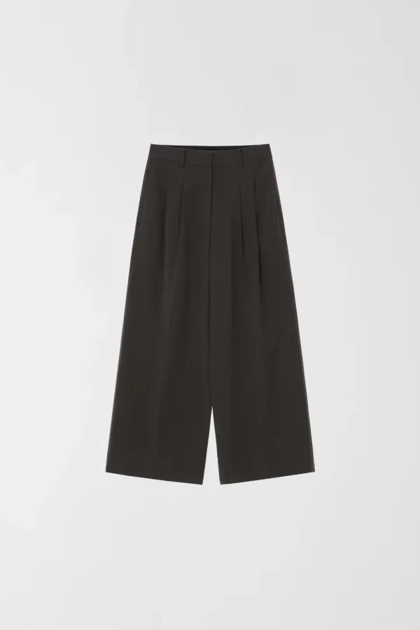 CLASSIC WOOL WIDE SLACKS_LIGHT BROWN_OD3C2MPL90LGB