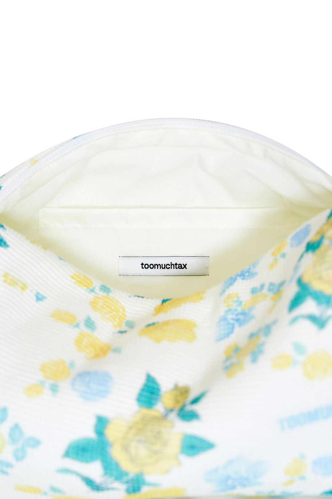 투머치택스 ROSE STENCIL WAFFLE POUCH (OVERSIZE) 상품 이미지 3