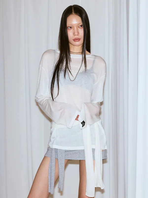TMH SHEER WRAP OPS - IVORY
