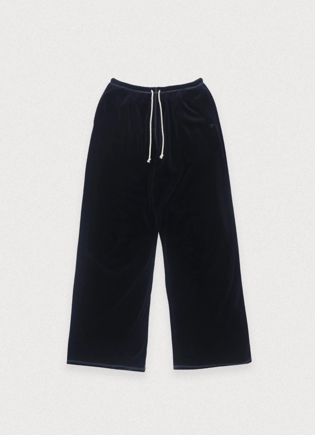 포에토 LOUNGE VELOUR PANTS - NAVY 상품 이미지 1