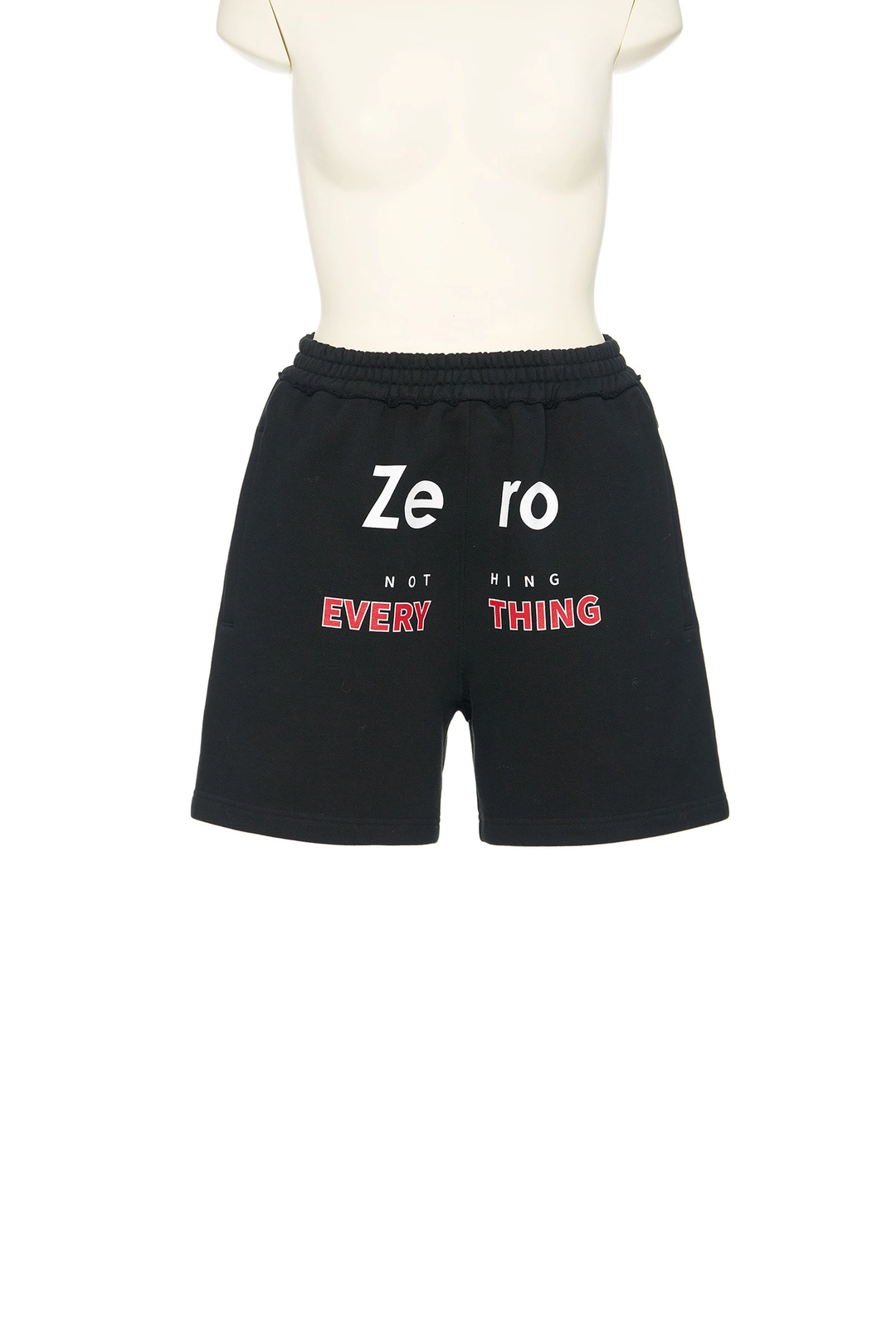푸쉬버튼 FW25 ZERO BLACK ZERO SWEATSHORTS 상품 이미지 3