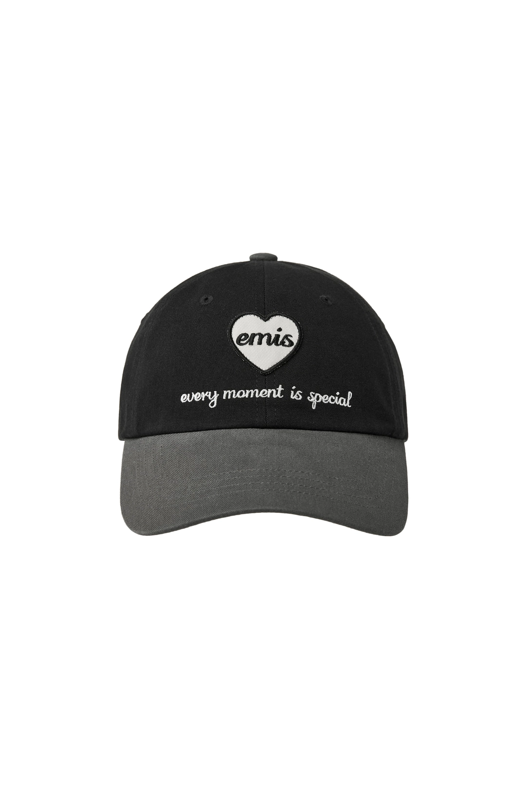 이미스 HEART WAPPEN TONE ON TONE BALL CAP-BLACK 상품 이미지 3