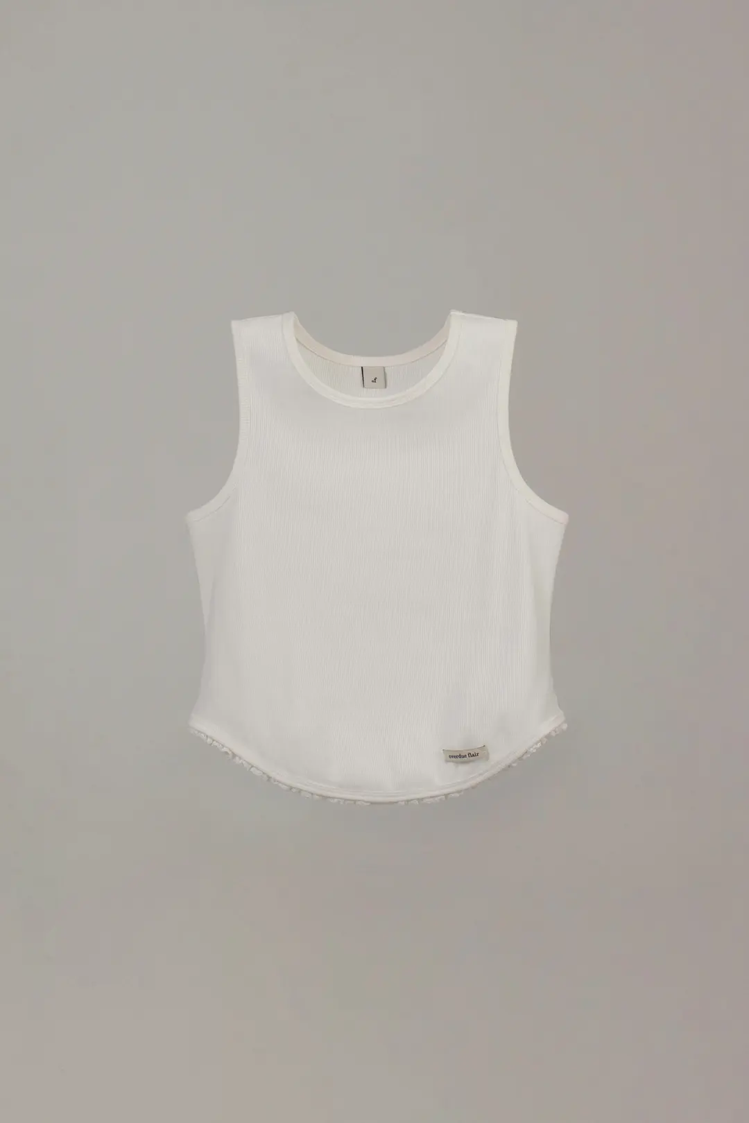 오버듀플레어 HALTER NECK LACE SLEEVELESS_WHITE 상품 이미지 3