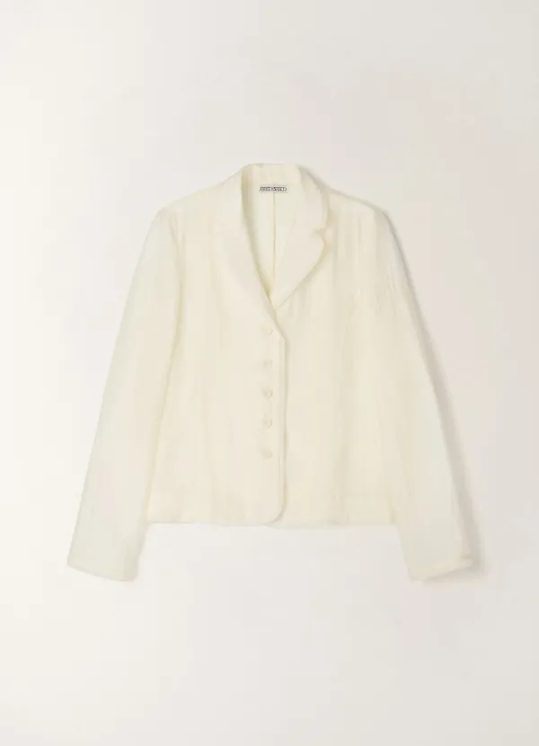 Eyelet Jacket_IVORY
