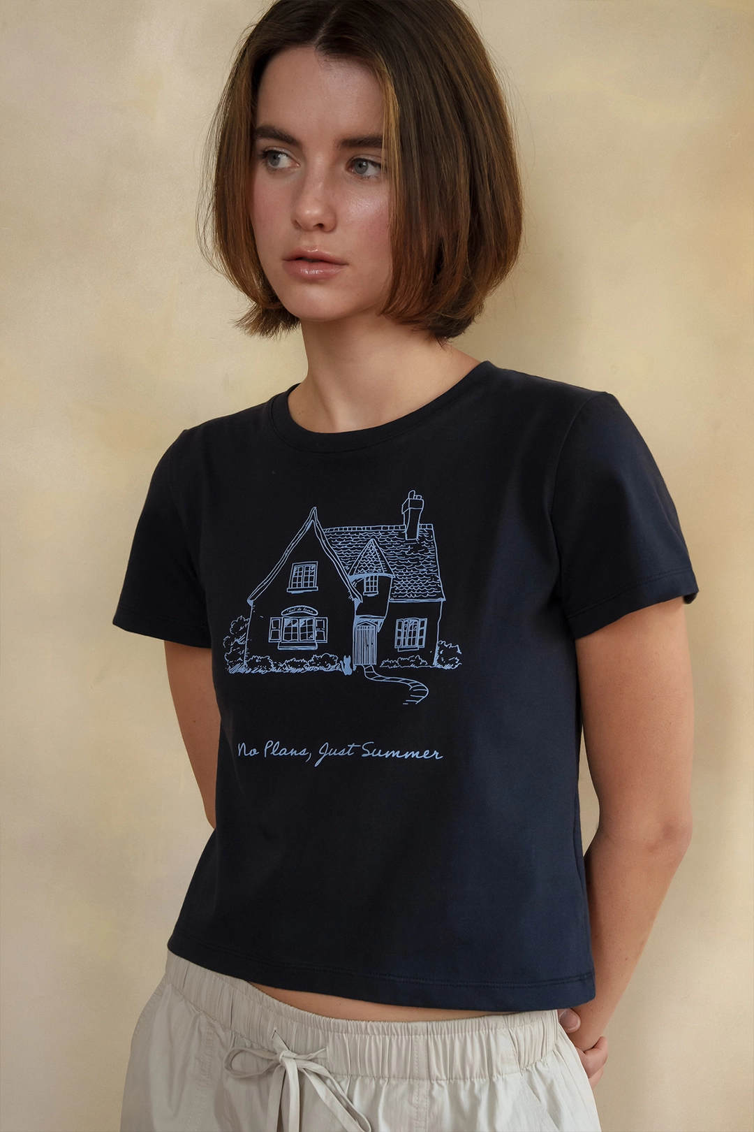 샤드라마 MAISON DE SUMMER T-SHIRT [NAVY] 상품 이미지 2