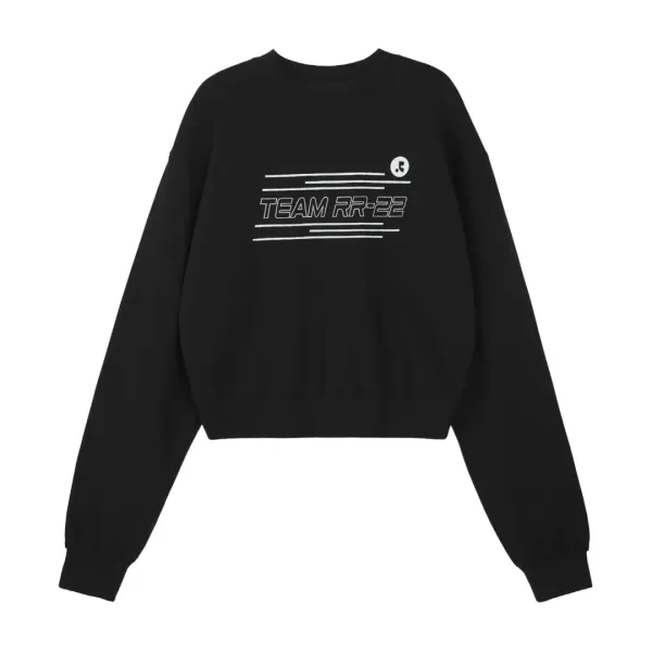 RR TEAM PIGMENT SWEATSHIRT - BLACK