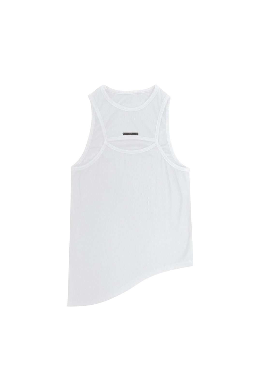 아리 VIVI UNBALANCED SLEEVELESS TOP / WHITE 상품 이미지 1
