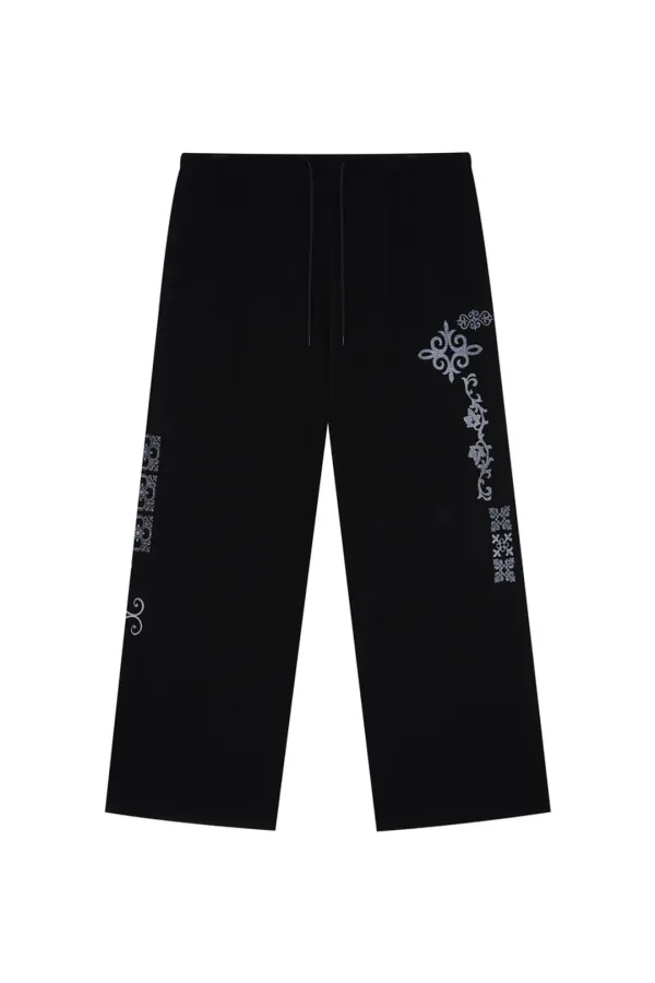 LEO WAFFLE PANTS (BLACK)