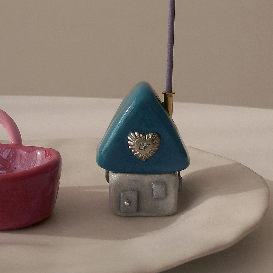 엔프프 home incense holder-turquoise 상품 이미지 1