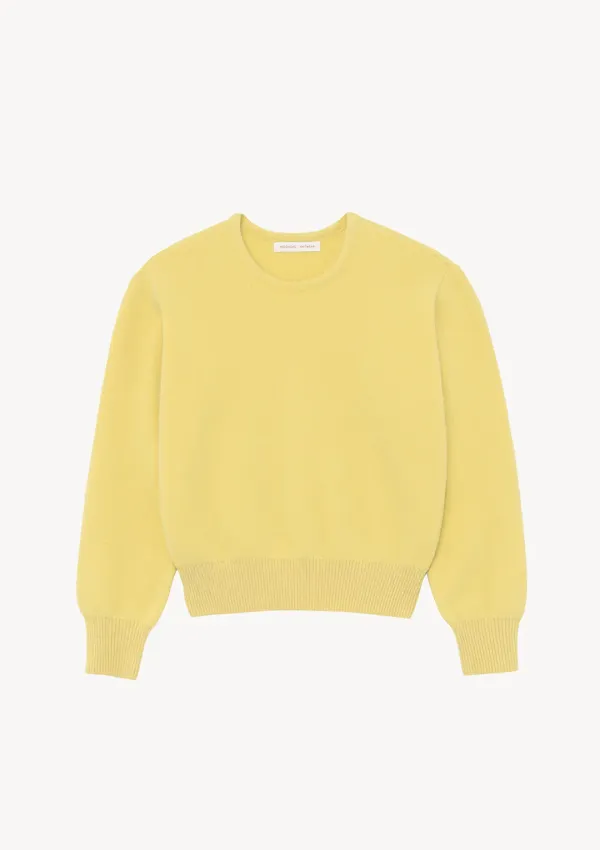Basic Round Knit in Lemon