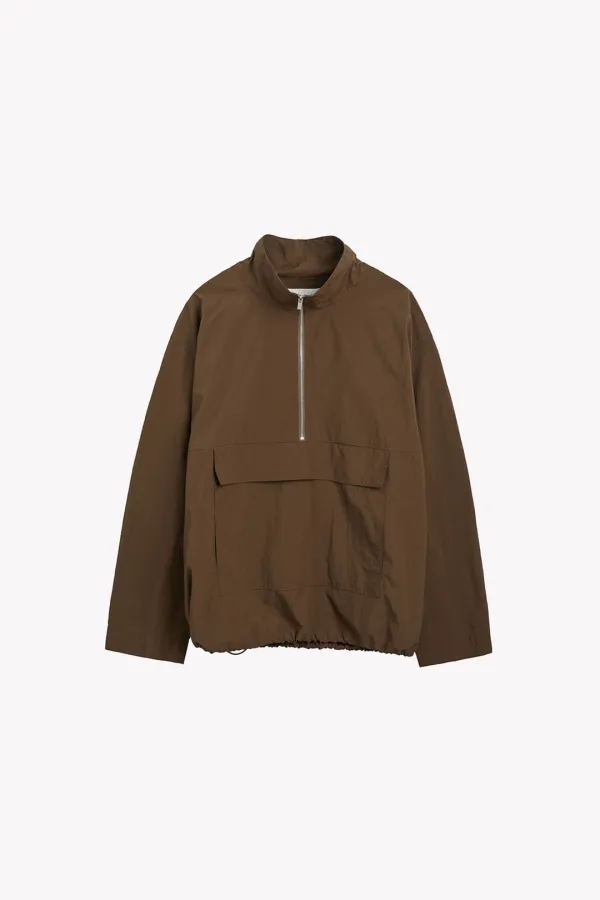 Bano Half Zip Up Jacket (Brown)
