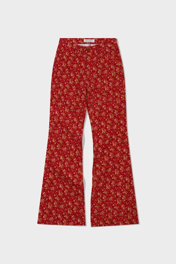 Abelia Pants_Hot Tomato