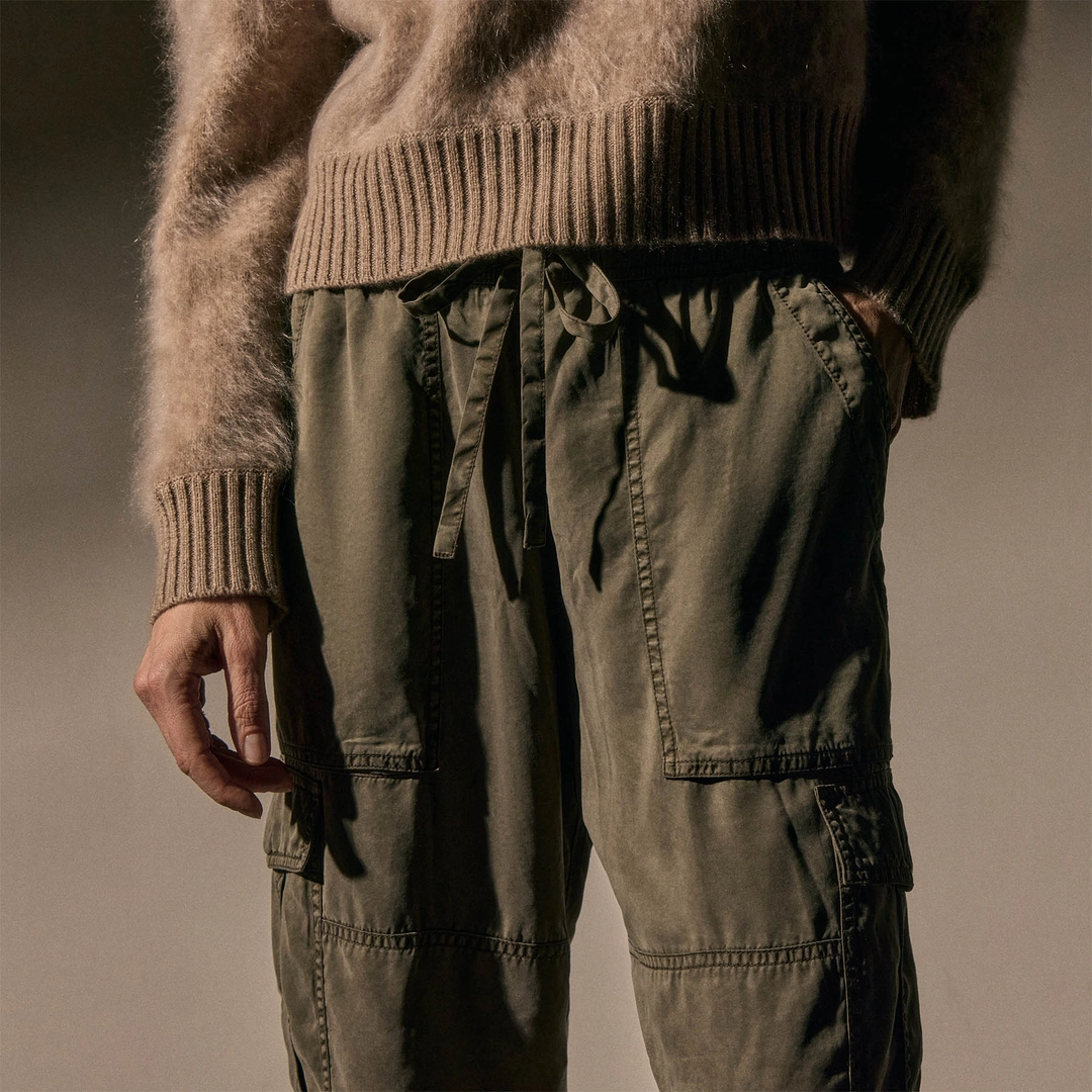 제임스펄스 Soft Fluid Cargo Pant - Birch Pigment 상품 이미지 2