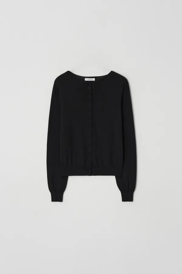 [2nd] Soft Boatneck Cardigan