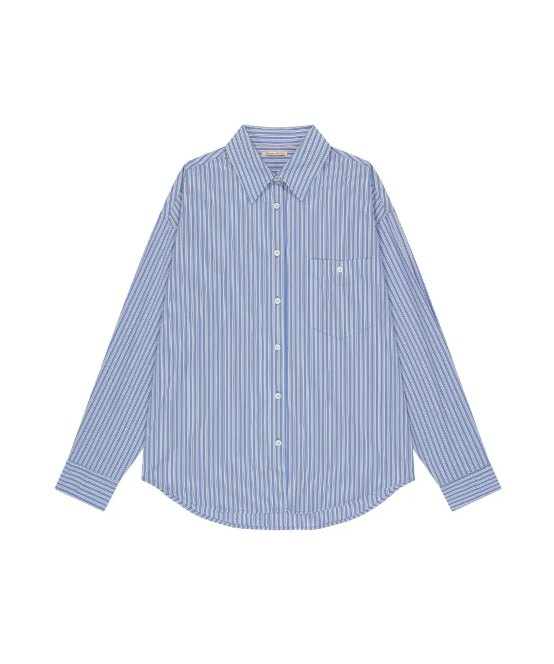 반원 아뜰리에 A3514 멀티 스트라이프 셔츠_Cloudy blue 상품 이미지 3