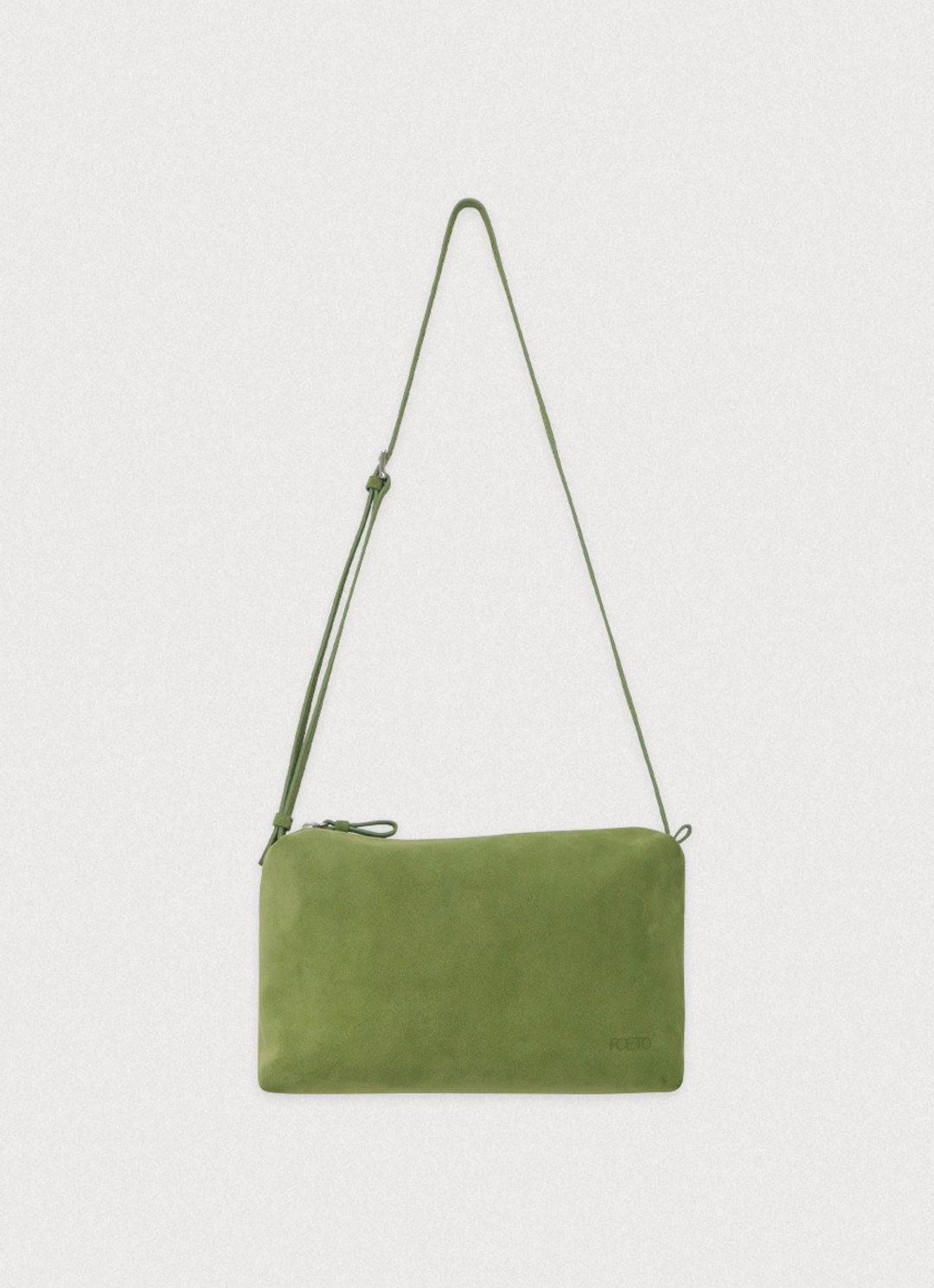 포에토 [2nd] Aro suede bag (small ver.) -  matcha (exclusive) 상품 이미지 1