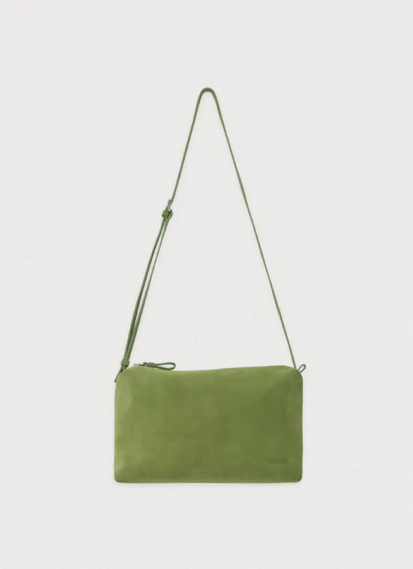 [2nd] Aro suede bag (small ver.) -  matcha (exclusive)
