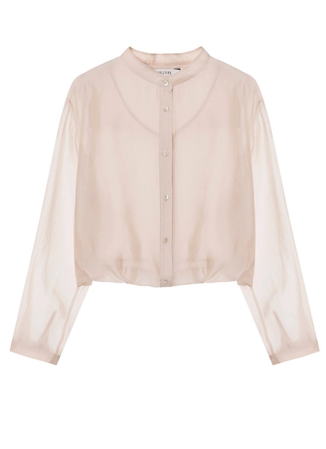 루에브르 Sheer Layered Blouse SW5MB278_2color 상품 이미지 3