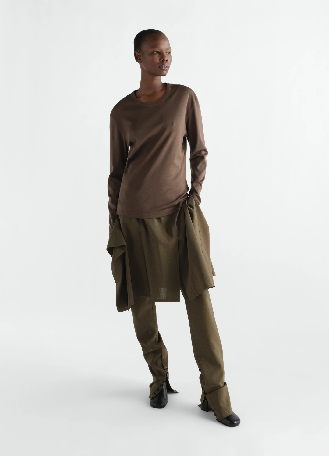 르메르 RIB LONG SLEEVE TOP IN JERSEY 상품 이미지 2