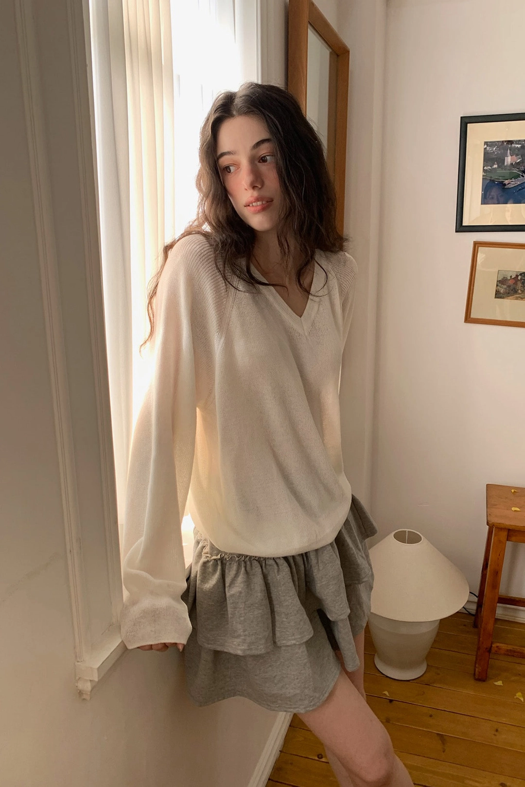 리리수 Breeze Knitsweater / White 상품 이미지 2